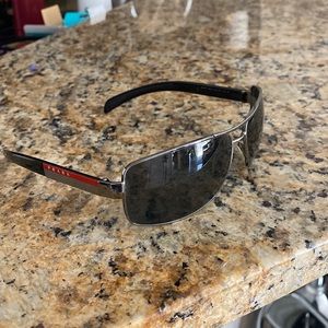 Polarized mens Prada sunglasses